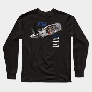 pt6 engine design Long Sleeve T-Shirt